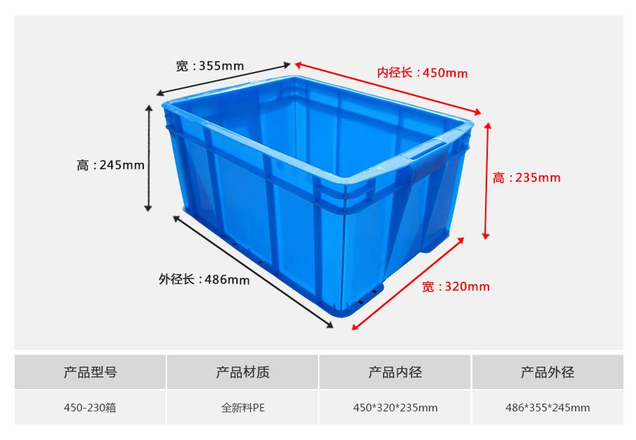 軒盛塑業(yè)450-230塑料周轉箱